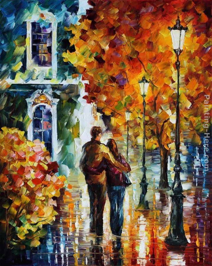 AFTER THE DATE painting - Leonid Afremov AFTER THE DATE art painting